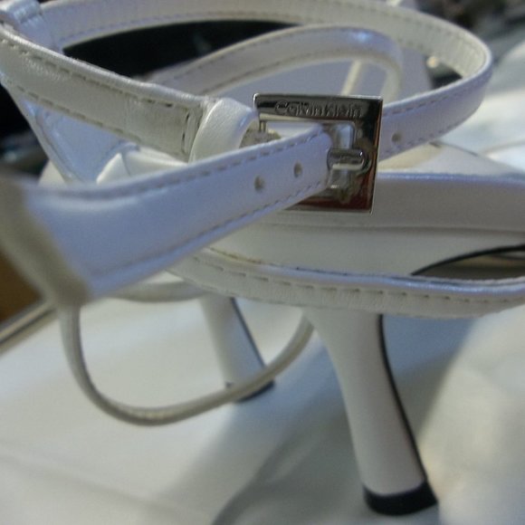Calvin Klein dress shoes white Millie 7.5 - Picture 3 of 7